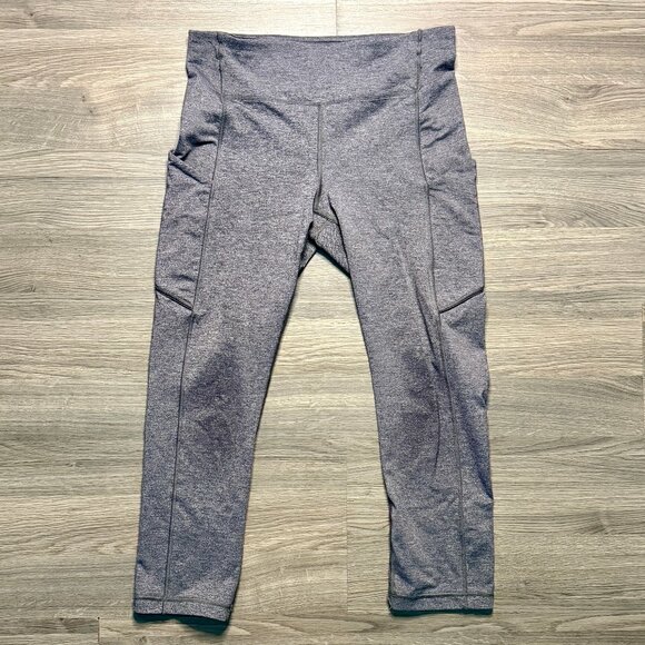 Lululemon Women's Speed Up Crop 21" Leggings - Grey - Picture 6 of 10
